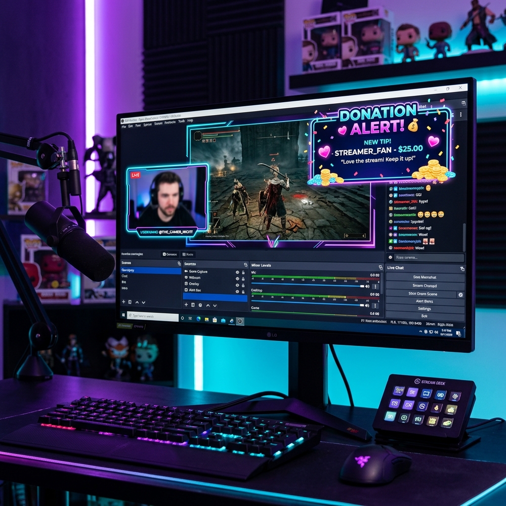 OBS overlay and alert setup guide cover for Bangladeshi live streamers